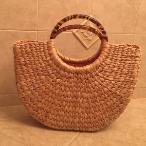 PUTU by J. maxLear straw purse. Brand new.